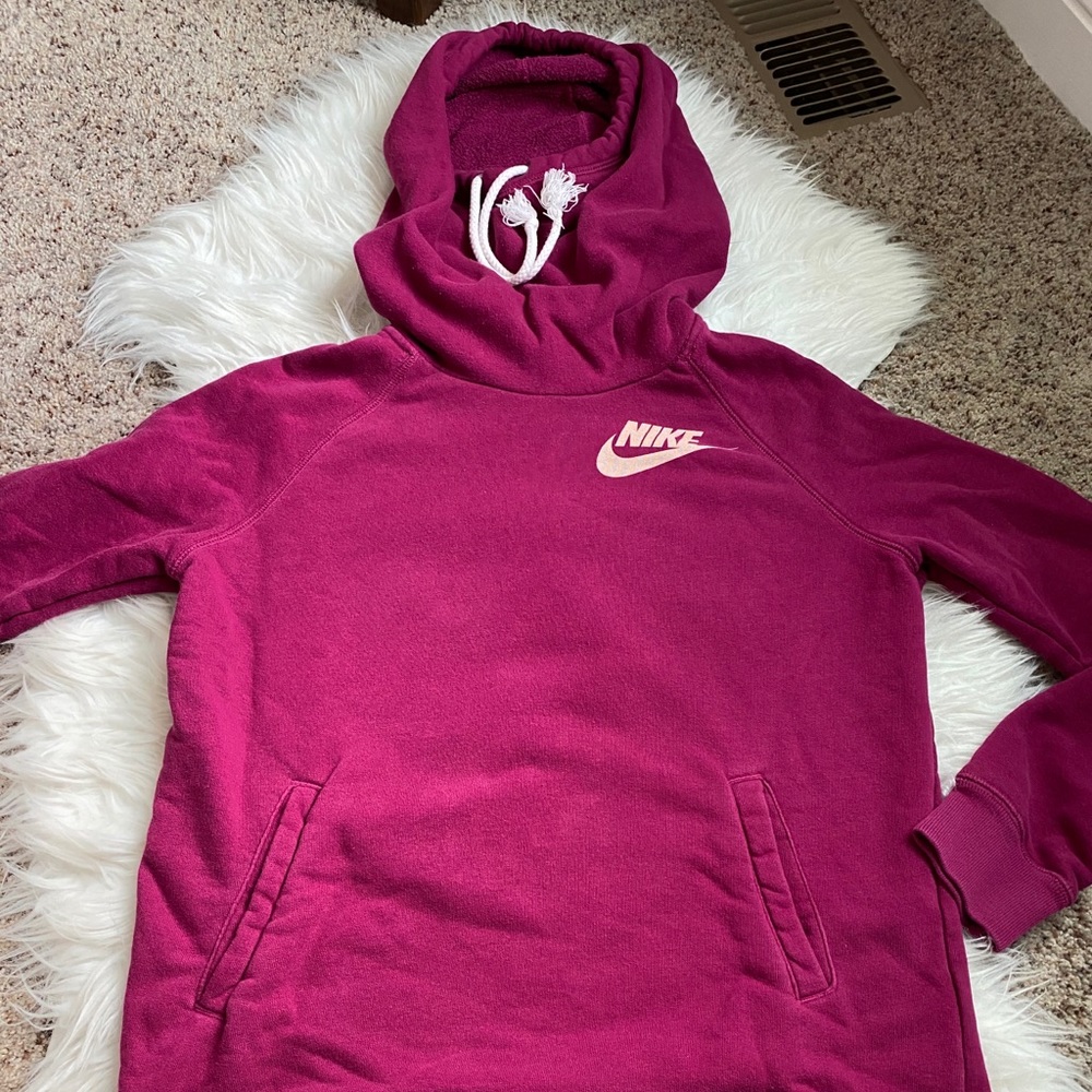 Nike cowl hooded sweatshirt. - Size small